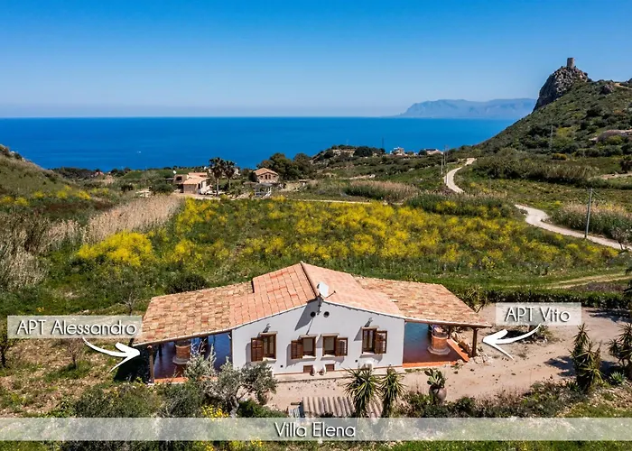 Villa Elena vicino la Riserva naturale dello Zingaro